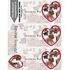 Photo Image 3-Up Laser Postcards with Bookmark, We Love Your Pet, 150/Pk