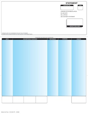 Medisoft 1-Part Invoices, 8-1/2 x 11, 500 Sets/Book (30446)