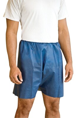Graham® Disposable Shorts, Large/Extra-Large, Navy