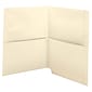 Medical Arts Press® End-Tab Folders with Twin 1/2 Pockets; 11 Point, 50/Box