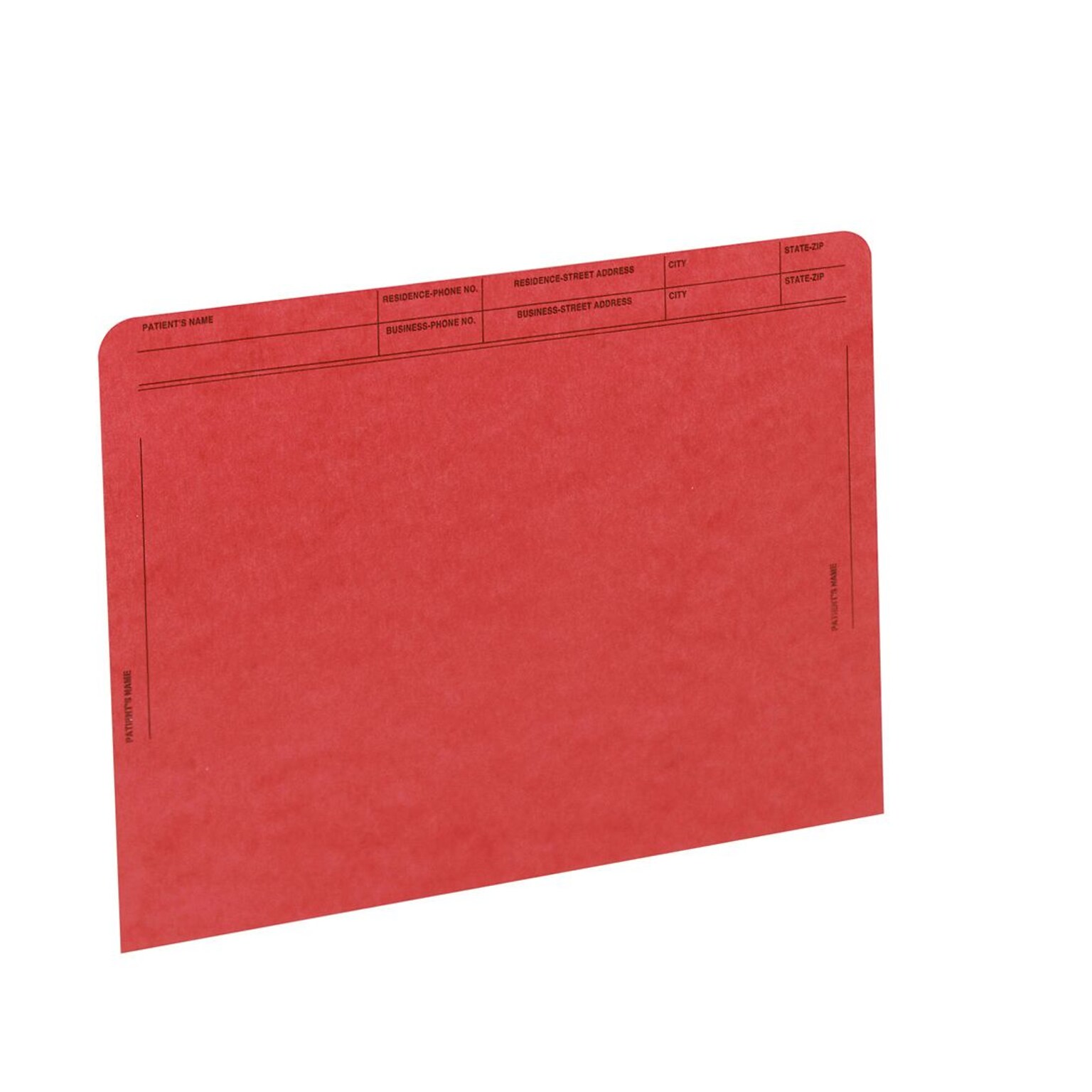 Medical Arts Press®  File Pocket, Letter Size, Red, 50/Box (59547RD)