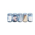 Mabis® Stor-A-Lot™ Jars; Unlabeled Clear Glass, 5/Set