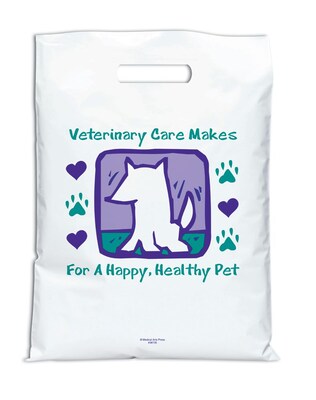 Medical Arts Press®Veterinary Non-Personalized 2-Color Jumbo Supply Bags, Veterinary Care