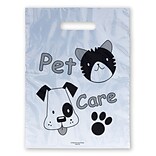 Medical Arts Press® Veterinary Non-Personalized 1-Color Supply Bags, 9x13, Pet Care, Dog & Cat Face