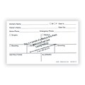 Medical Arts Press® Vet Cage Card, Room for Special Care Instructions, 3x5