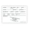 Medical Arts Press® Vet Cage Card, Check Off Boxes for a Variety of Services, 4x6