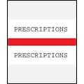 Medical Arts Press® Standard Preprinted Chart Divider Tabs; Prescriptions, Red