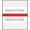 Medical Arts Press® Standard Preprinted Chart Divider Tabs; Prescriptions, Red