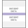 Medical Arts Press® Standard Preprinted Chart Divider Tabs; Patient Data, Lavender