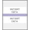 Medical Arts Press® Standard Preprinted Chart Divider Tabs; Patient Data, Lavender