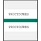 Medical Arts Press® Standard Preprinted Chart Divider Tabs; Procedures, Dark Green