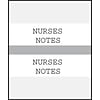 Medical Arts Press® Standard Preprinted Chart Divider Tabs; Nurses Notes, Gray