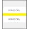 Medical Arts Press® Standard Preprinted Chart Divider Tabs; Surgical, Yellow