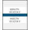 Medical Arts Press® Standard Preprinted Chart Divider Tabs; Health History, Dark Blue