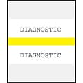 Medical Arts Press® Standard Preprinted Chart Divider Tabs; Diagnostic, Yellow
