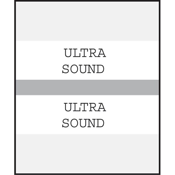 Medical Arts Press® Standard Preprinted Chart Divider Tabs; Ultrasound, Gray