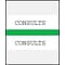 Medical Arts Press® Standard Preprinted Chart Divider Tabs; Consults, Green