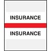 Medical Arts Press® Standard Preprinted Chart Divider Tabs; Insurance, Red