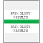 Medical Arts Press® Standard Preprinted Chart Divider Tabs; Pathology Results, Green