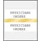 Medical Arts Press® Standard Preprinted Chart Divider Tabs; Physicians Orders, Gold