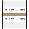 Medical Arts Press® Standard Preprinted Chart Divider Tabs; X-Ray®EKG, Tan