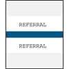 Medical Arts Press® Standard Preprinted Chart Divider Tabs; Referrals, Dark Blue