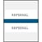 Medical Arts Press® Standard Preprinted Chart Divider Tabs; Referrals, Dark Blue