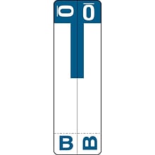 Medical Arts Press® B and O Name Labels, Dark Blue, Smead® Alpha-Z® Compatible