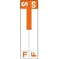 Medical Arts Press® F and S Name Labels, Orange, Smead® Alpha-Z® Compatible