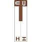 Medical Arts Press® H and U Name Labels, Dark Brown, Smead® Alpha-Z® Compatible