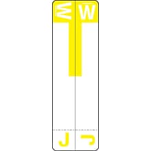 Medical Arts Press® J and W Name Labels, Yellow, Smead® Alpha-Z® Compatible