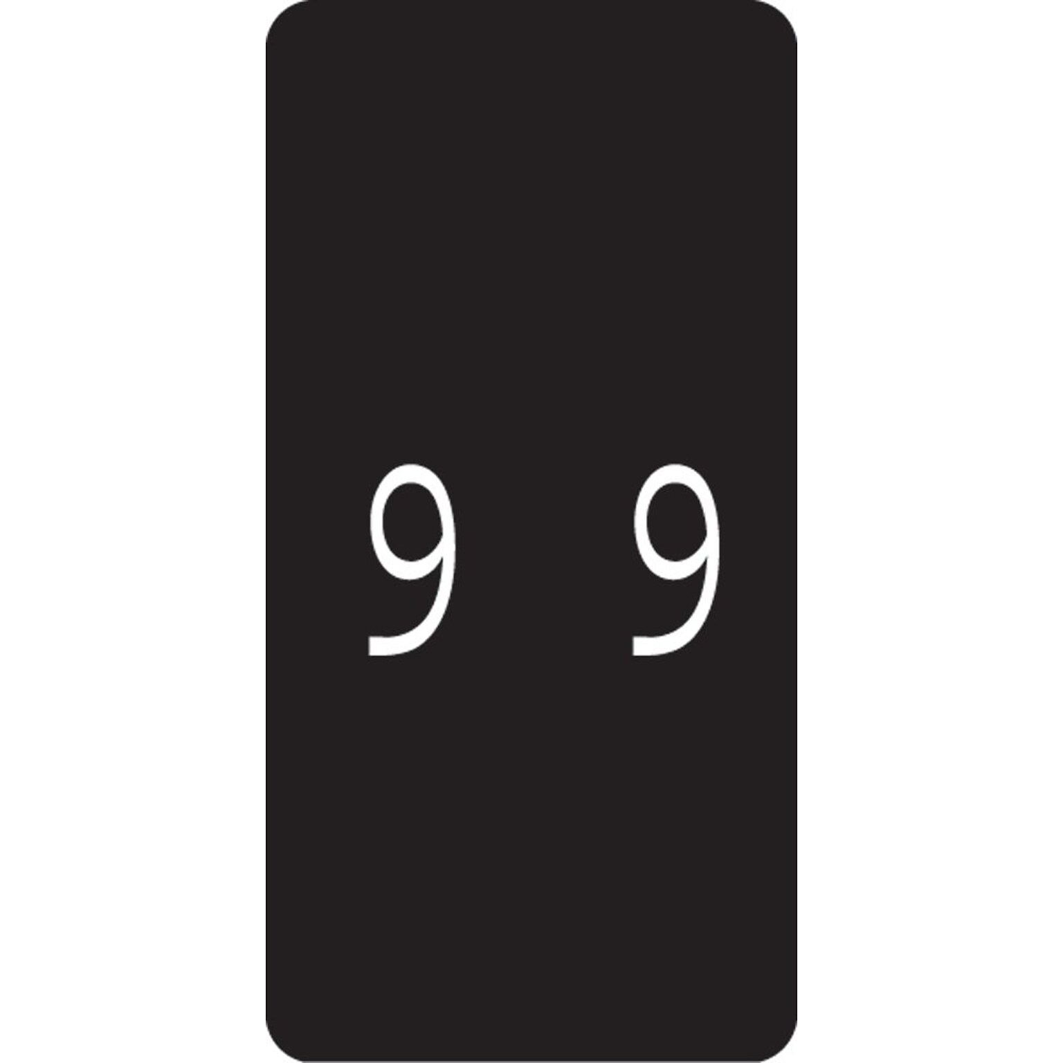 Medical Arts Press Smead Compatible Numbered ColorCoding Labels, "9