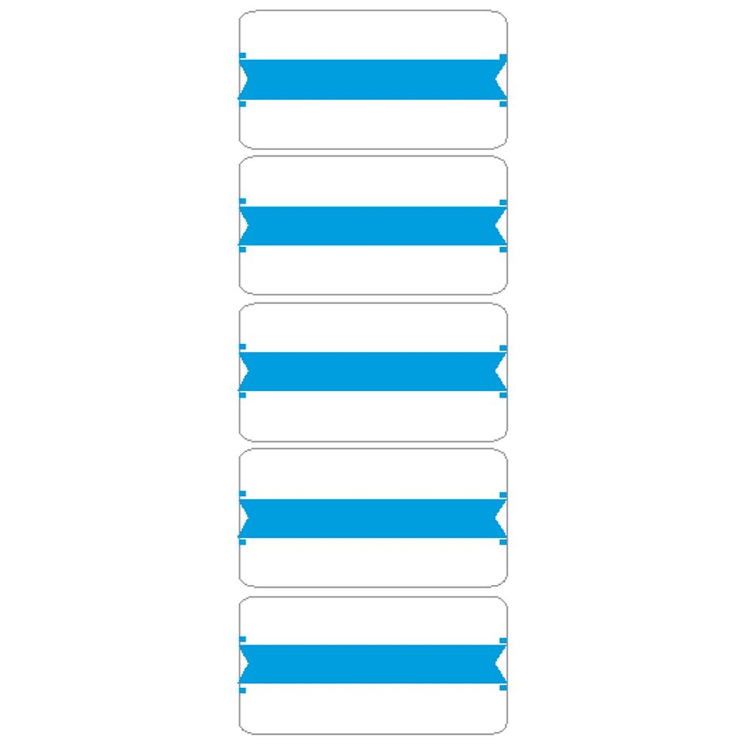 Medical Arts Press® Wraparound Name Labels; Blue