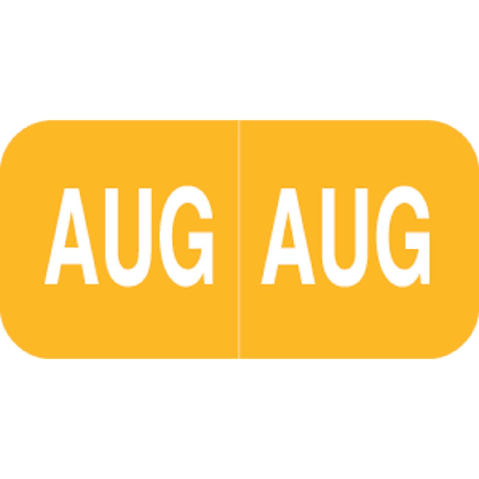 Medical Arts Press® Smead® Compatible Month Labels; August
