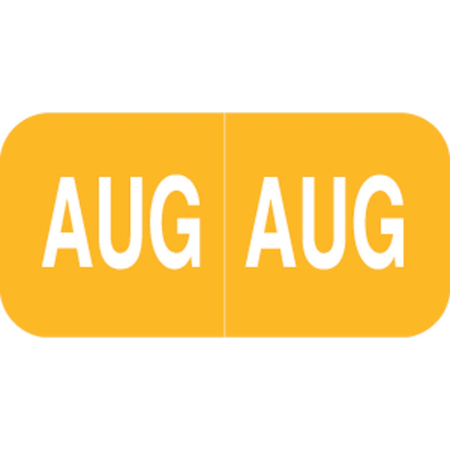 Medical Arts Press® Smead® Compatible Month Labels; August