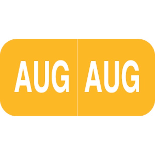 Medical Arts Press® Smead® Compatible Month Labels; August