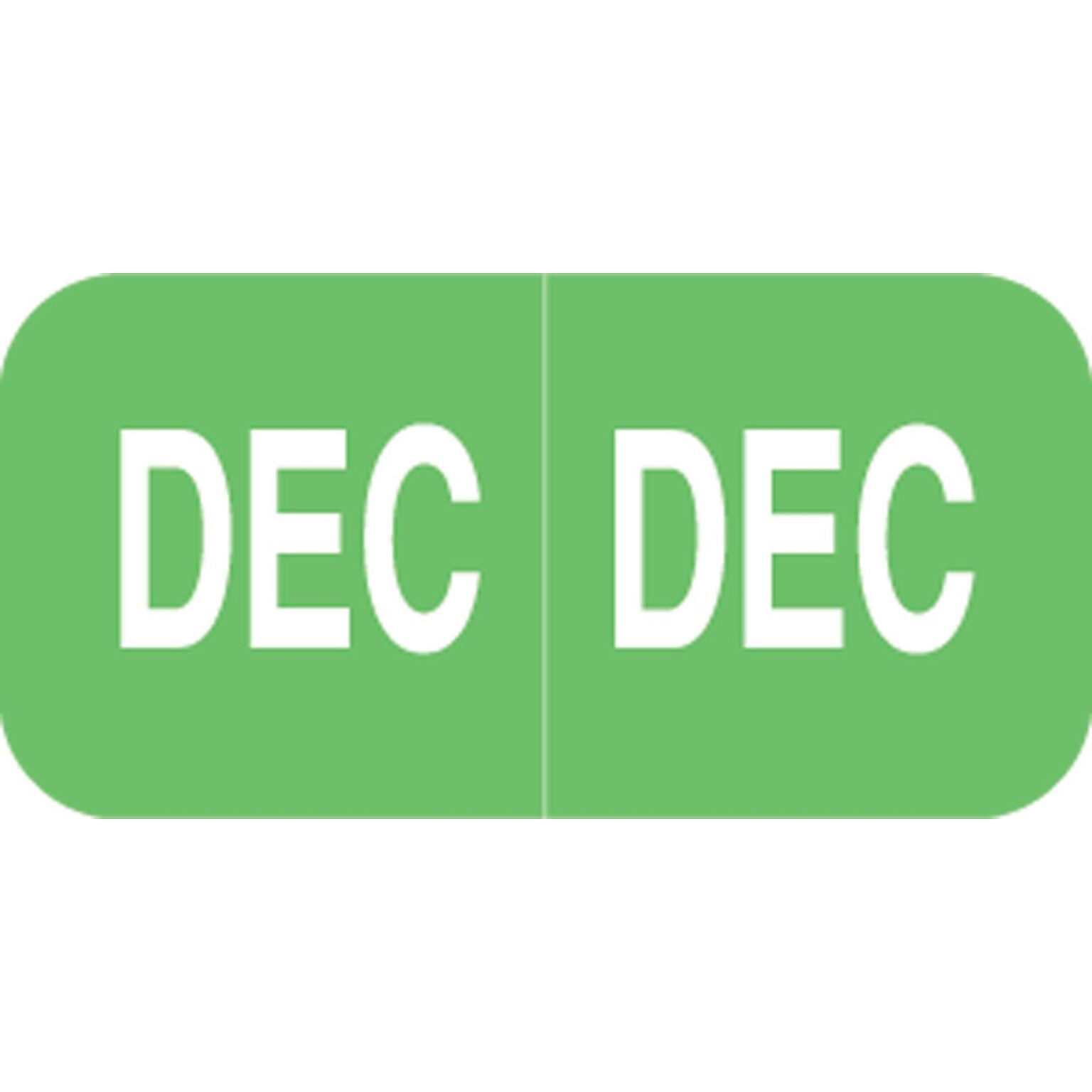Medical Arts Press® Smead® Compatible Month Labels; December