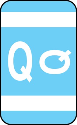 Medical Arts Press® Smead® Alpha-Z® Compatible Alpha Sheet Labels, Q