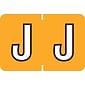 Medical Arts Press® Colwell Jewel Tone® Compatible Alpha Roll Labels, "J"