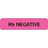 Medical Arts Press® Chart Alert Medical Labels, Rh Negative, Fluorescent Pink, 5/16x1-1/4, 500 Labe