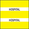 Medical Arts Press® Large Chart Divider Tabs, Hospital, Yellow