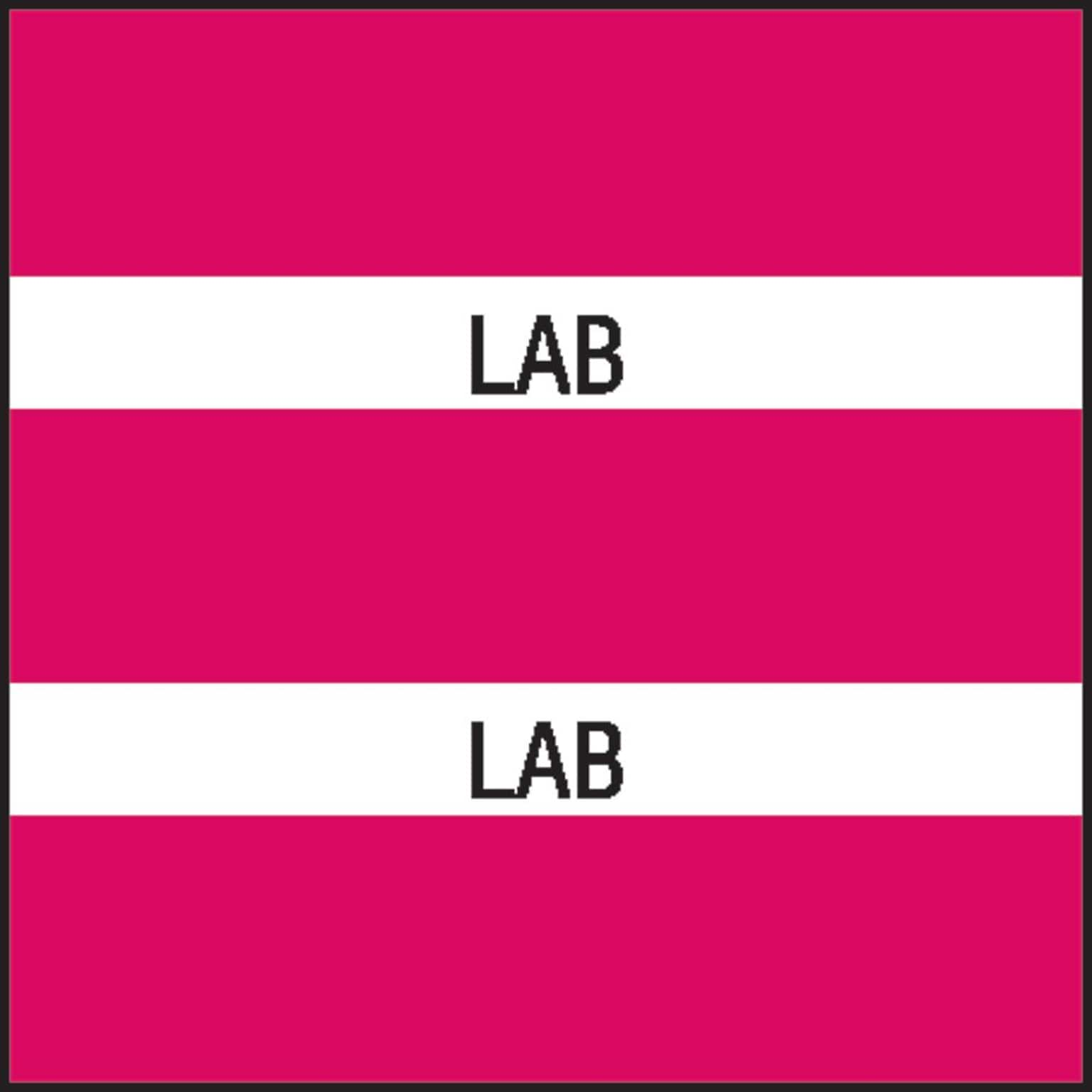 Medical Arts Press® Large Chart Divider Tabs, Lab, Magenta