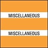 Medical Arts Press® Large Chart Divider Tabs, Miscellaneous, Orange