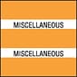 Medical Arts Press® Large Chart Divider Tabs, Miscellaneous, Orange