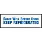 Medical Arts Press® Veterinary Medication Instruction Labels, Shake Well/Keep Refrigerated, White, 1/2x1-1/2", 500 Lbls