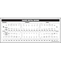 Medical Arts Press® Veterinary Examination Medical Labels, Canine Dental Record, White, 3-1/4x8, 250 Labels