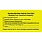 Medical Arts Press® Patient Insurance Labels, No Payment Checklist, Fl Chartreuse, 1-3/4x3-1/4, 500