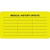 Medical Arts Press® Chart Alert Medical Labels, Medical History Update, Fluorescent Chartreuse, 1-3/