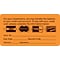 Medical Arts Press® Reminder & Thank You Collection Labels, Transfer Balance, Fl Orange, 1-3/4x3-1/4", 500 Labels