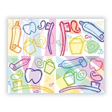 Medical Arts Press® Dental Assorted Postcards; for Laser Printer; Dental Graphic, 100/Pk